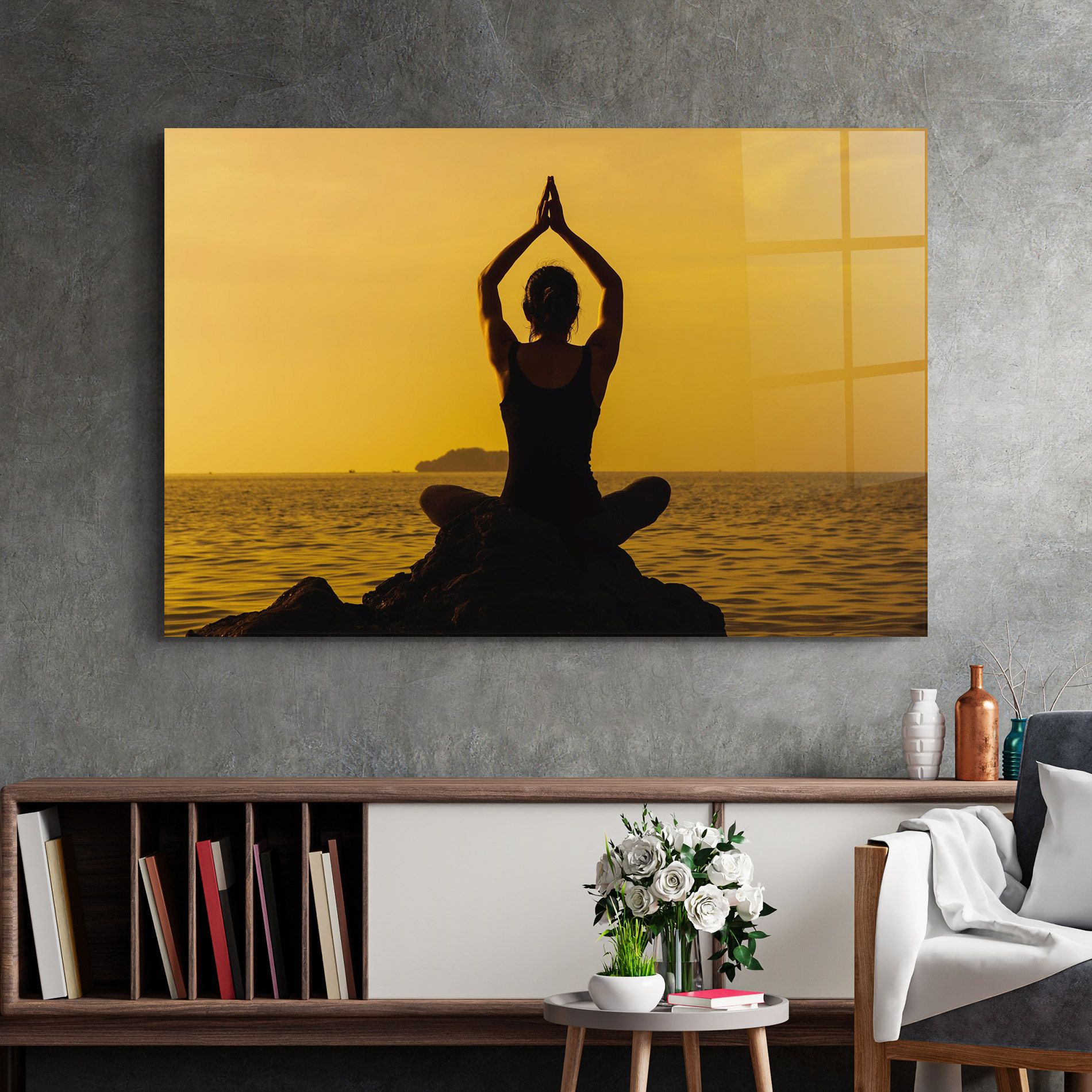 Meditation On Sunset mockup 2