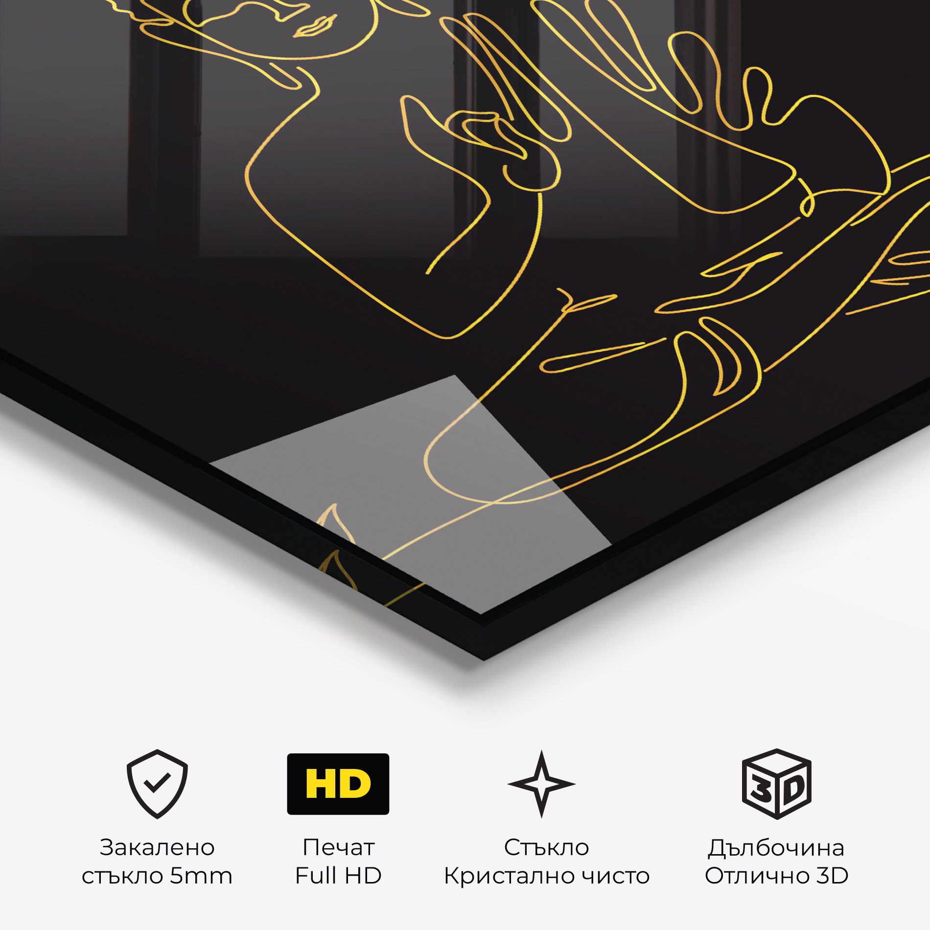 Buddha Gold Line mockup 3