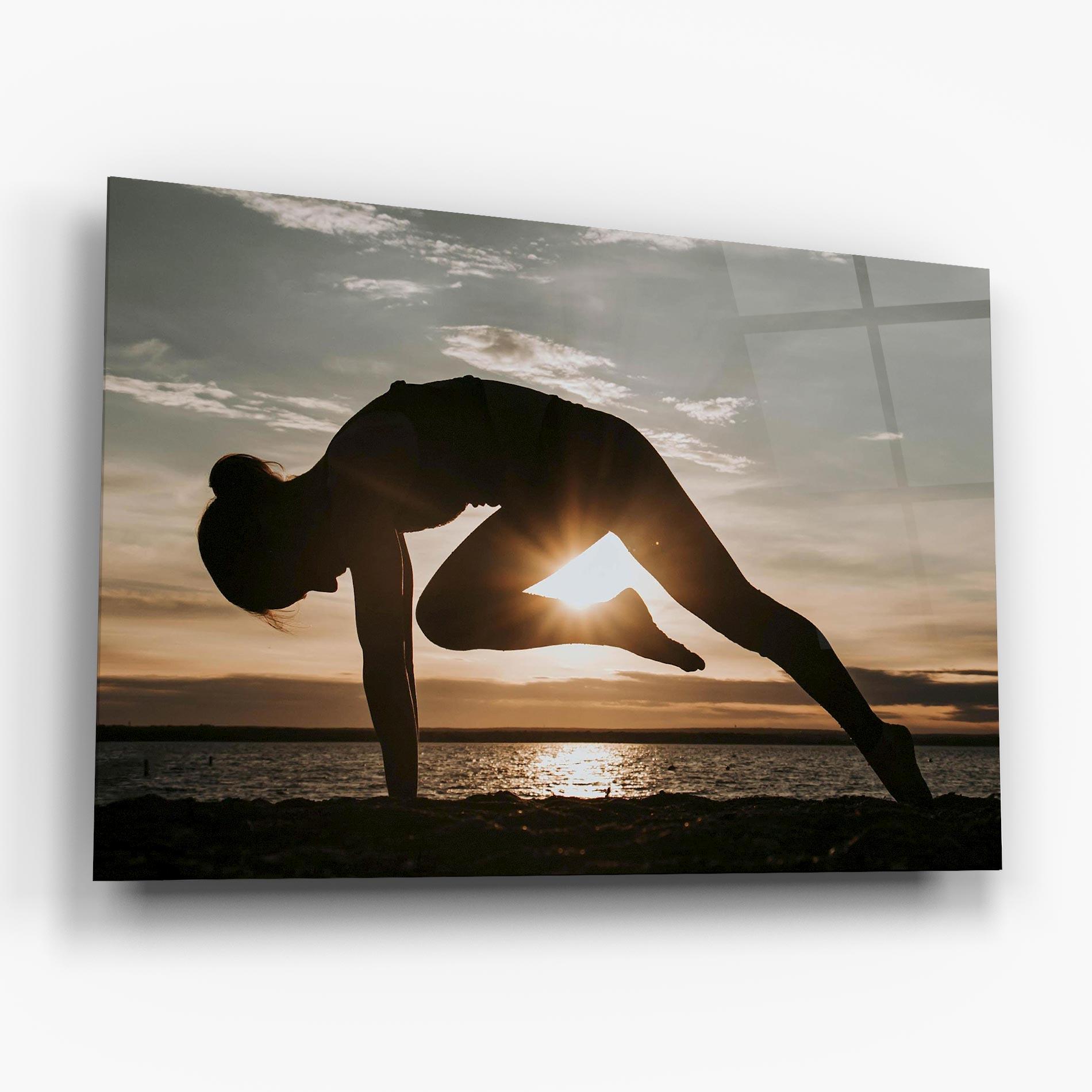 Стъклена картина Harmony Hush mockup 6