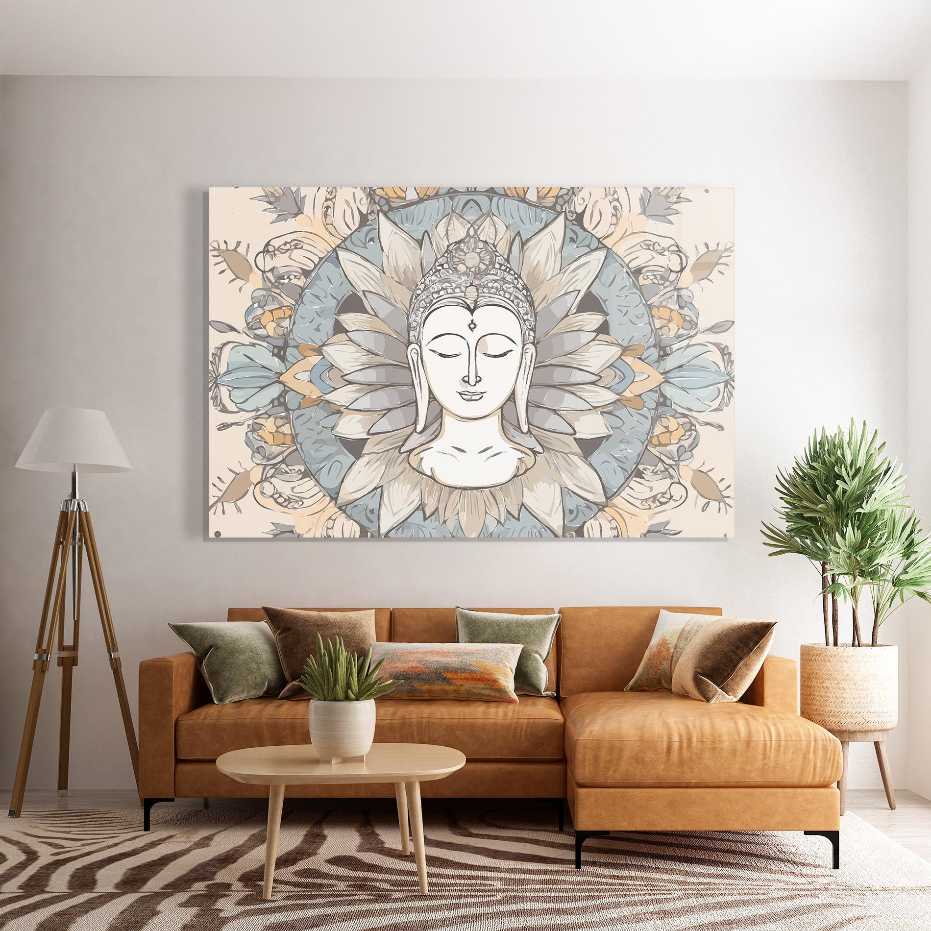 Стъклена картина Boho Element mockup 7