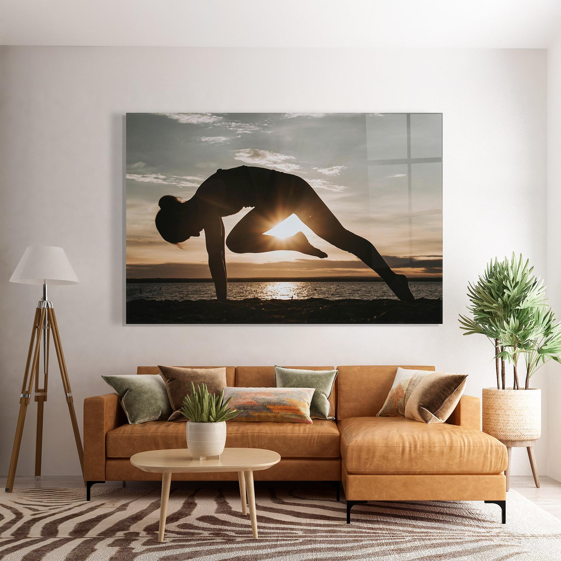 Стъклена картина Harmony Hush mockup 7