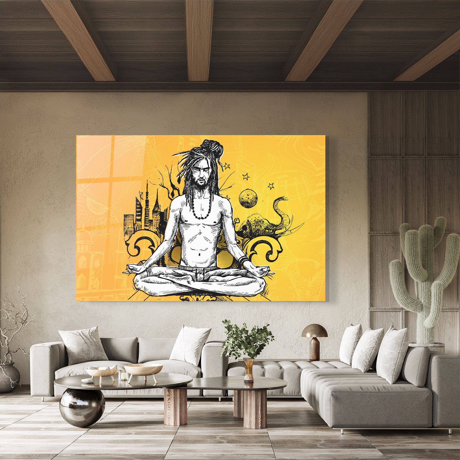 Orange Meditation mockup 8
